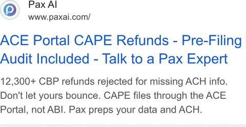An ad Pax AI is running