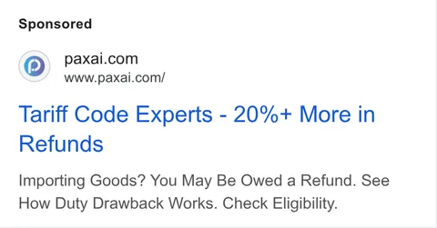 An ad Pax AI is running