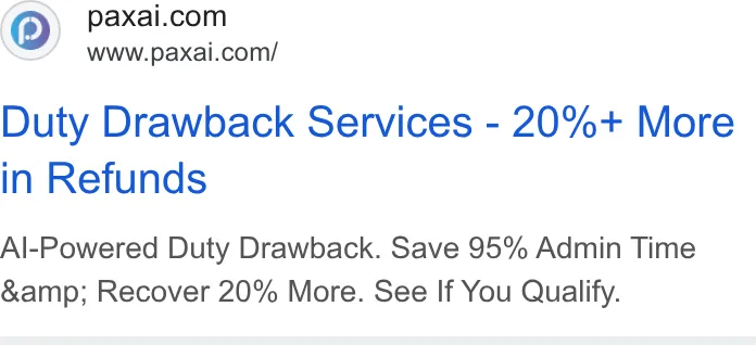 An ad Pax AI is running