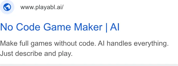 An ad Playabl is running
