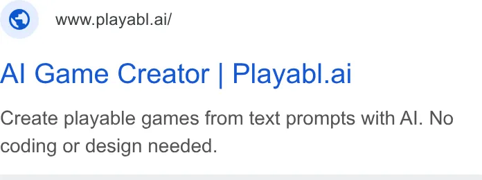 An ad Playabl is running