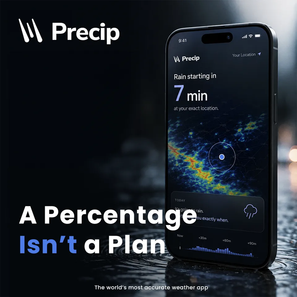 An ad Precip is running