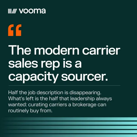 An ad Vooma is running