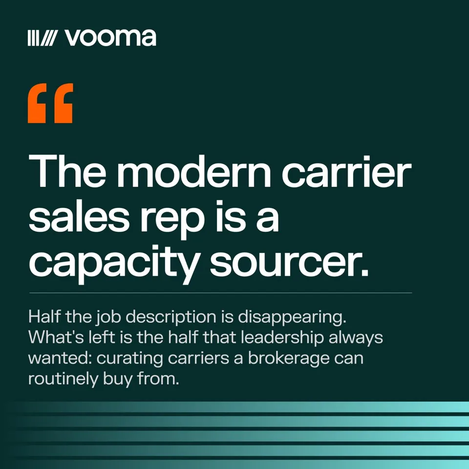 An ad Vooma is running