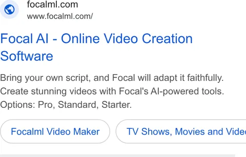 An ad Focalml is running