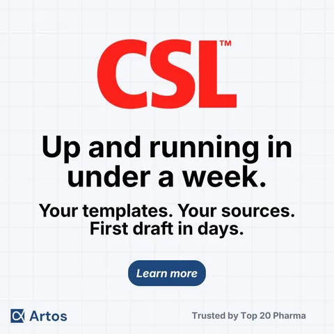 An ad Artos AI is running