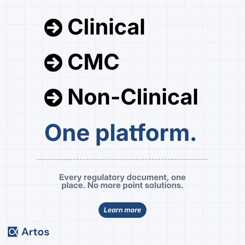 An ad Artos AI is running