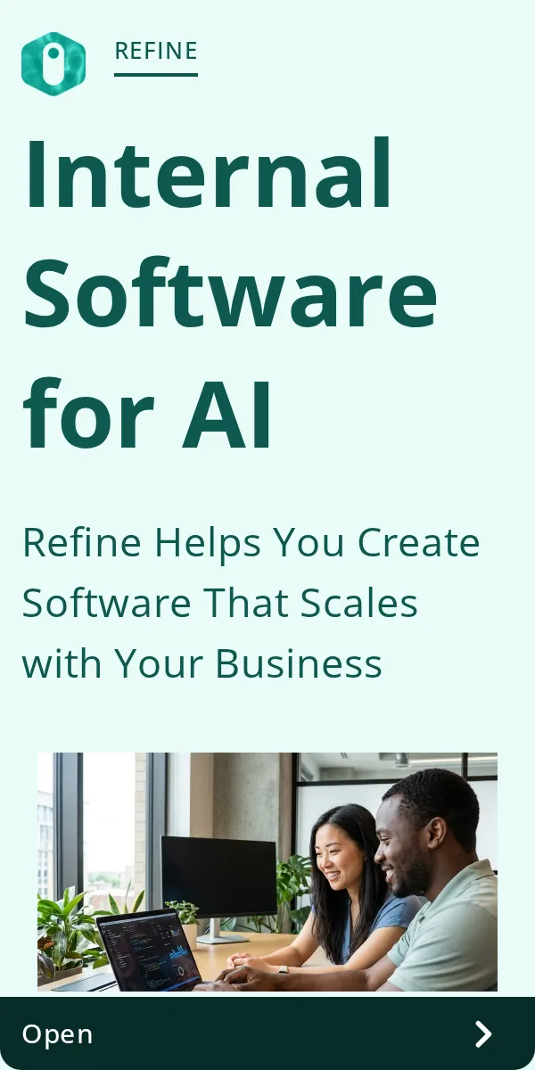 An ad Refine is running