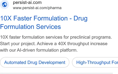 An ad Persist AI is running
