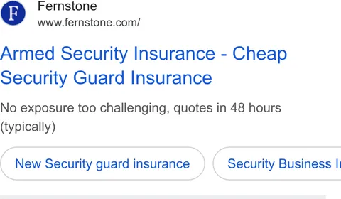 An ad Fernstone Insurance is running