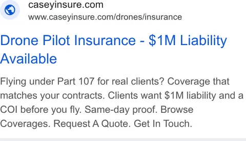 An ad Caseyinsure is running