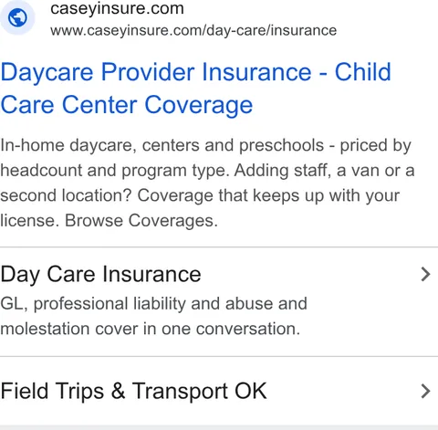 An ad Caseyinsure is running