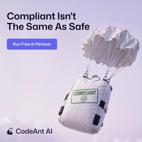 An ad CodeAnt AI is running