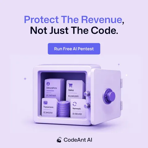An ad CodeAnt AI is running
