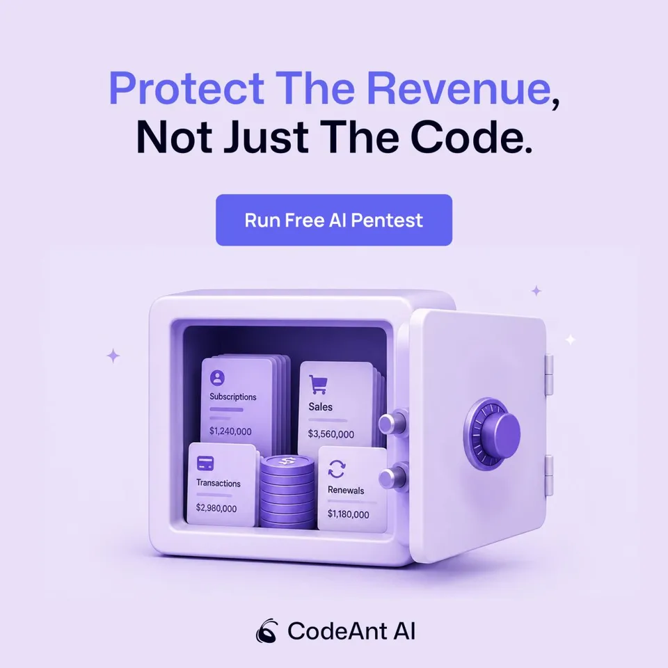 An ad CodeAnt AI is running