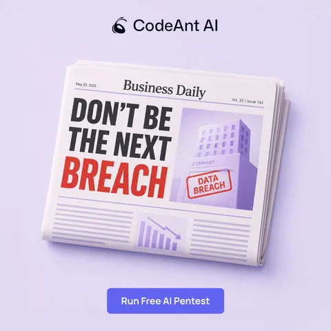 An ad CodeAnt AI is running