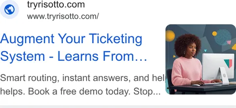 An ad Risotto is running