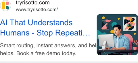An ad Risotto is running