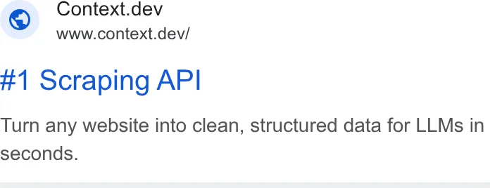 An ad Context is running