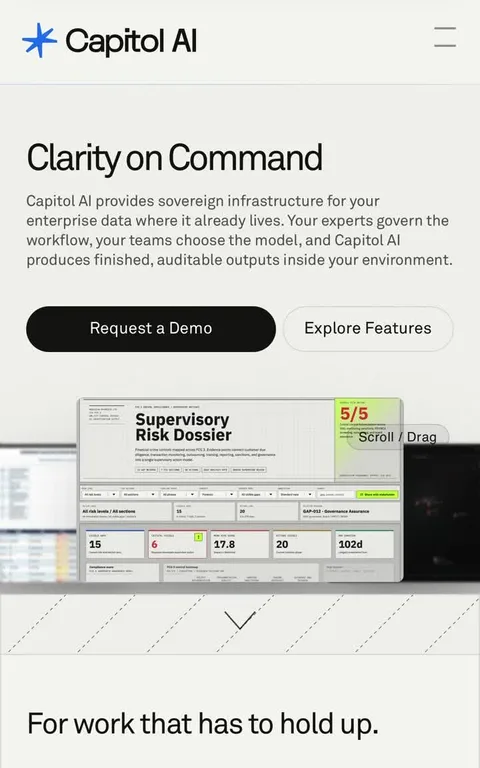 An ad Capitol AI is running